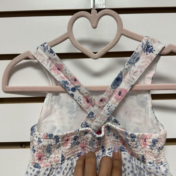Tommy Bahama Toddler Girls Floral Crocheted Tiered Halter Sundress Sz 24… - Picture 4 of 11